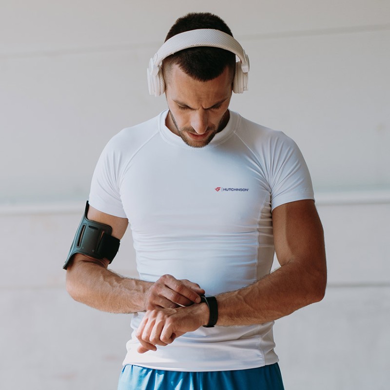 T-shirt de sport mixte respirant