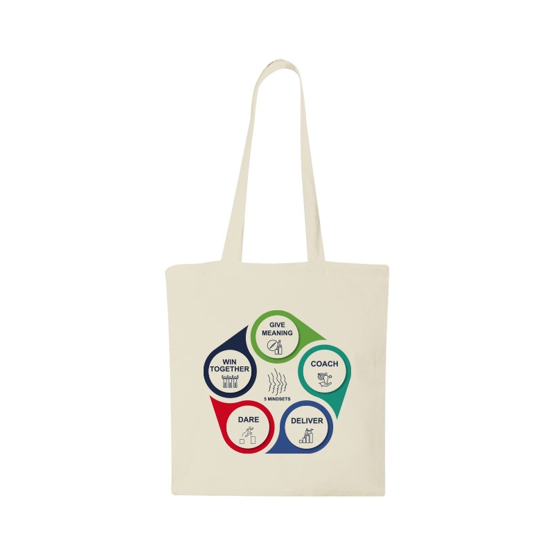 Sac shopping Écru Mindset